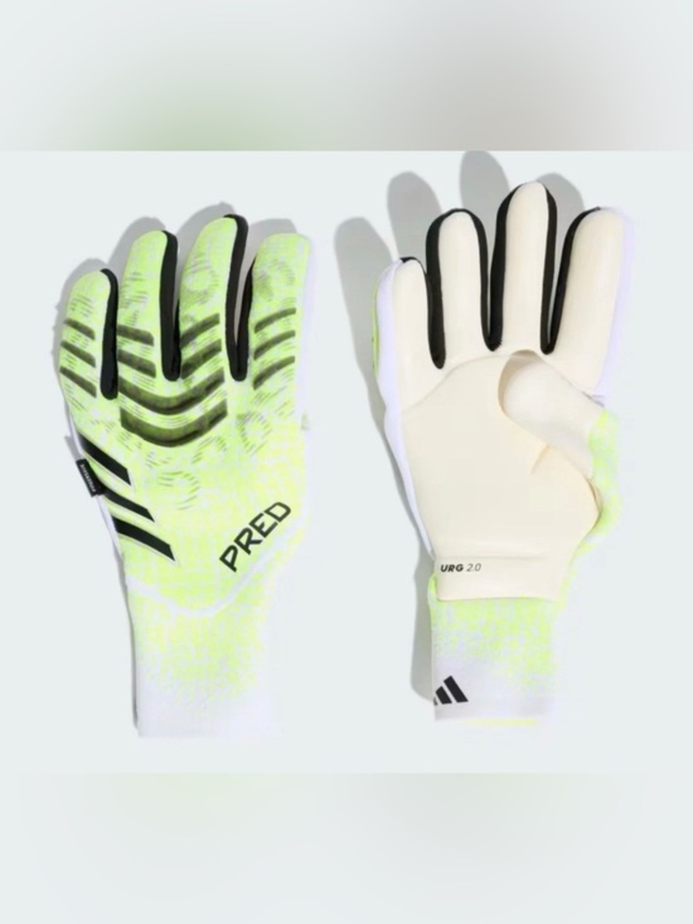 New ADIDAS PREDATOR PRO FINGERSAVE GOALKEEPER GLOVES JN5354 Size 11
